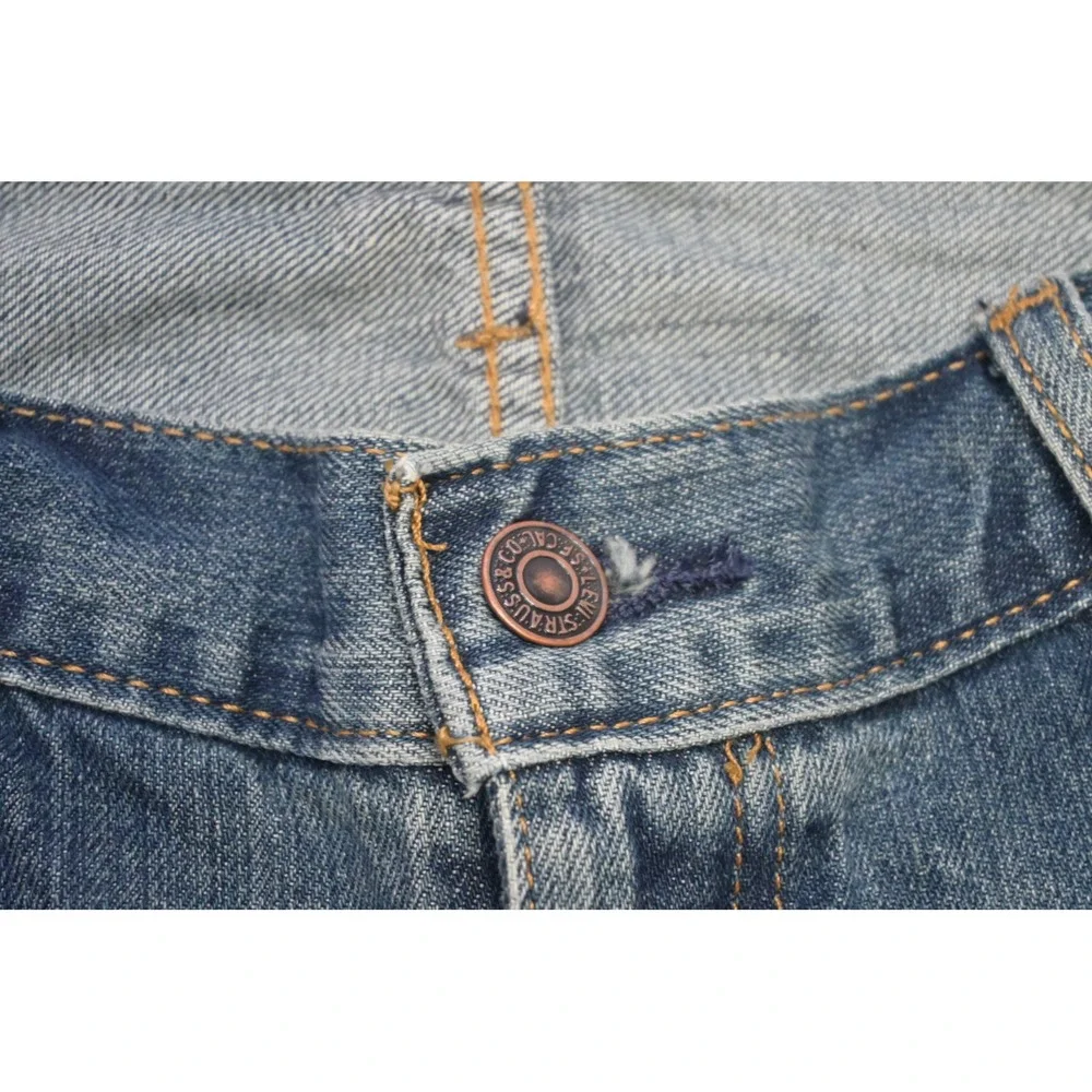 Levis 559 Relaxed Straight Jeans Mens 38x30‎ Blue Excellent Medium Wash Denim